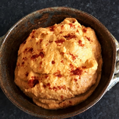 Butternut Squash & Harissa Chilli Hummus | The Cooking Plumber Recipes