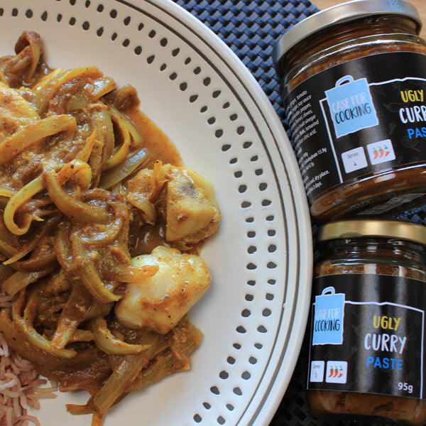 chicken curry made with Ugly Curry paste by Case for Cooking