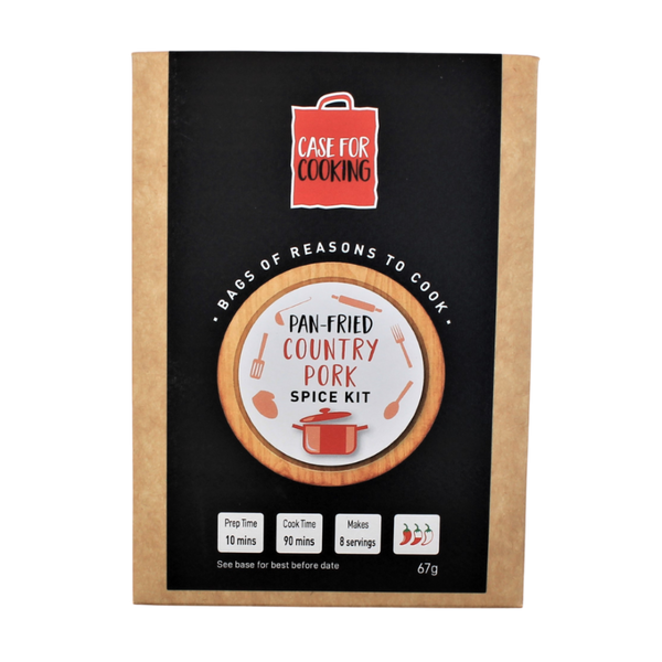 Pan fried country pork spice kit by Case for Cooking