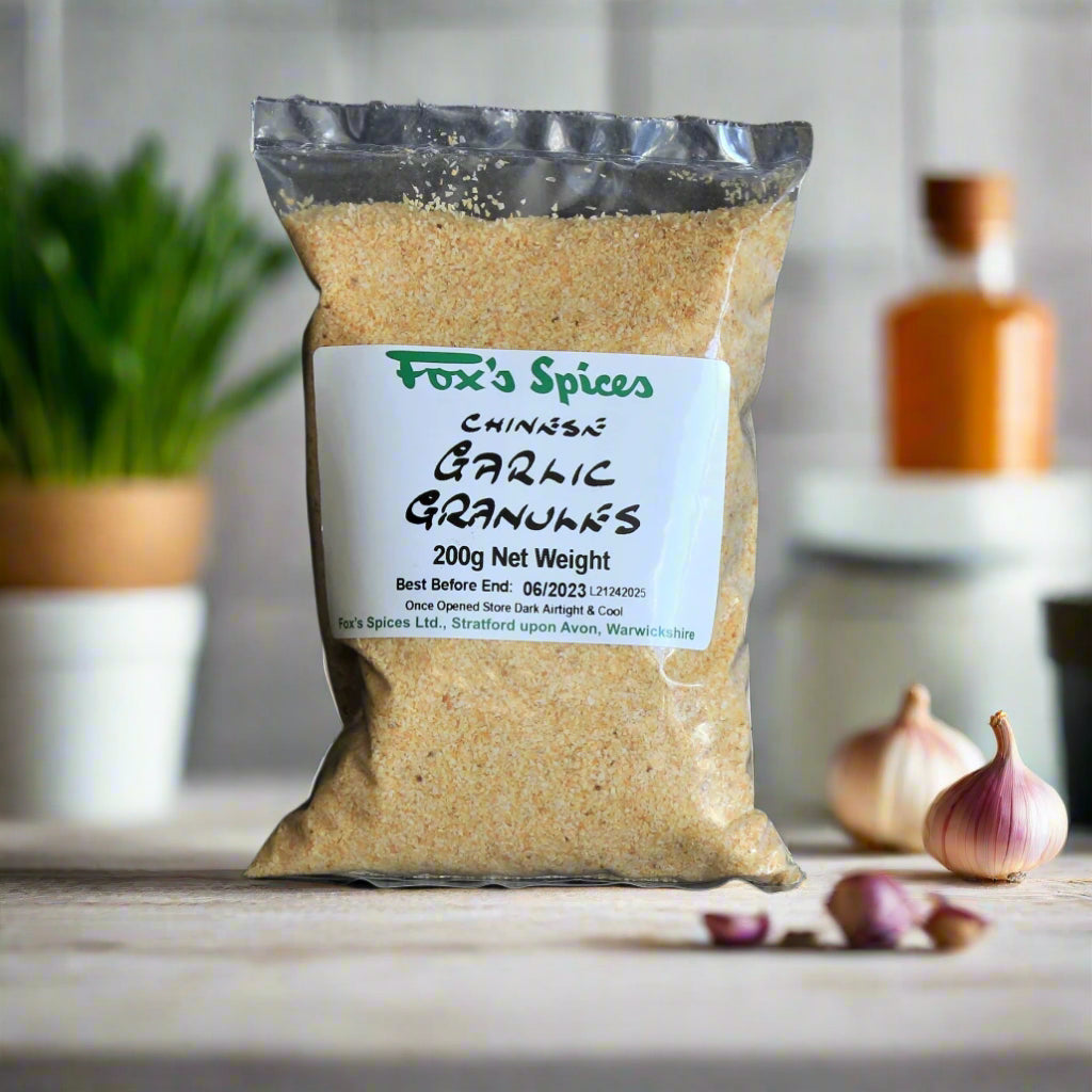 Garlic granules Buy Fox's Spices Online The Cooking Plumber