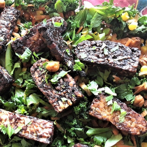 Chilli Tempeh and Kale