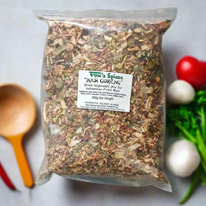 A large 500g bag of Nasi Goreng fried rice mix from Fox's Spices.