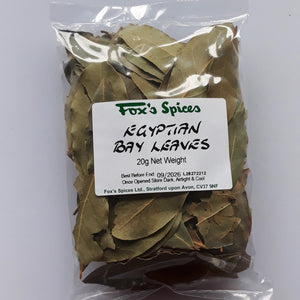 Fox's Spices Bay Leaves sold in 20g bags.