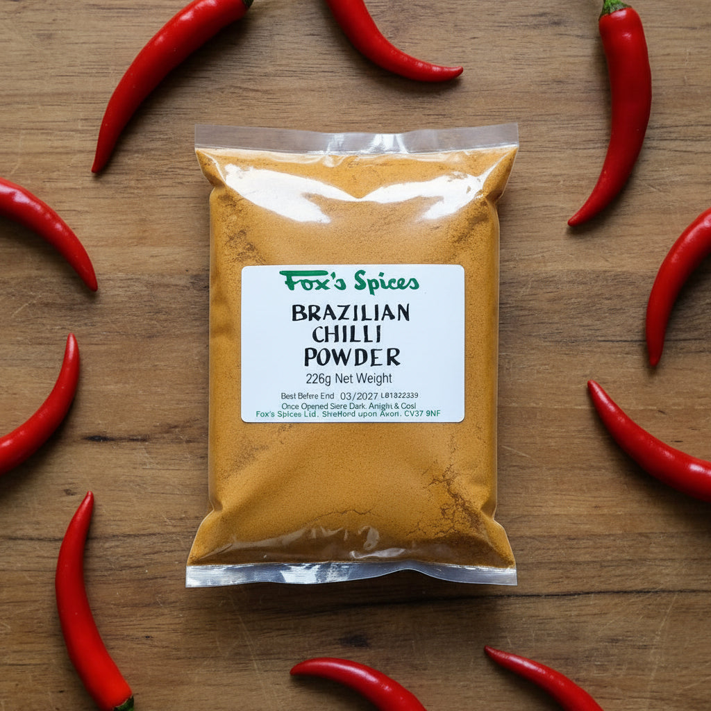 Chilli Powder (Brazilian) | Buy Fox's Spices Online – The Cooking Plumber