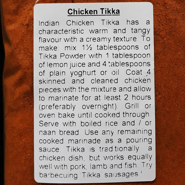 Tikka powder cooking instructions.