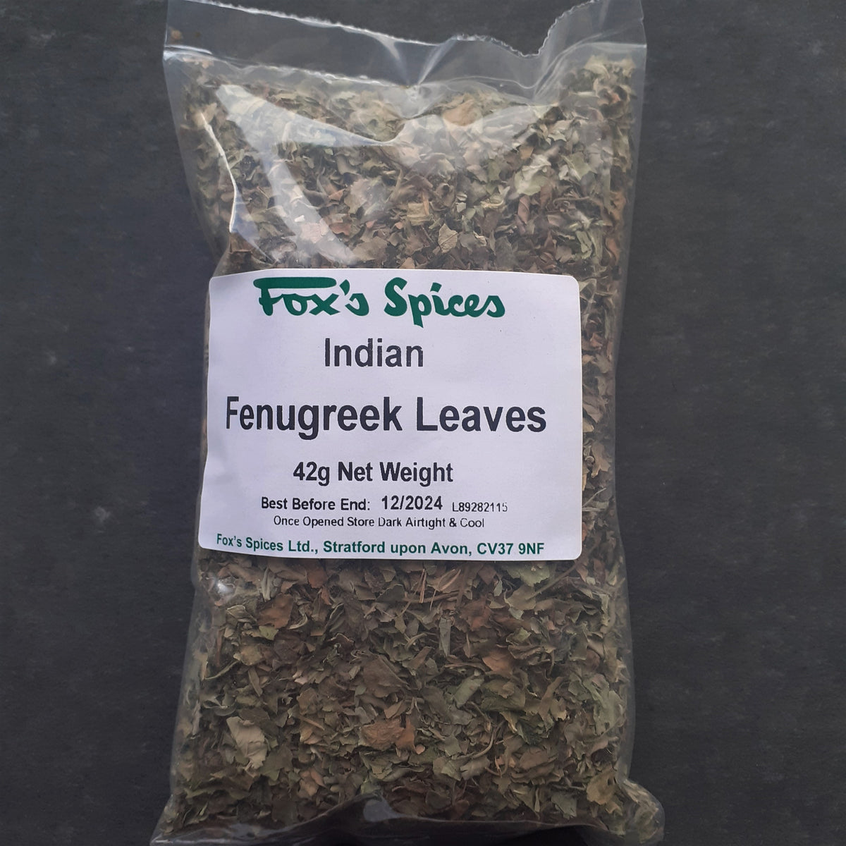 Fenugreek leaves Buy Fox's Spices Online The Cooking Plumber