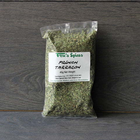 A 45g bag of French Tarragon from Fox's Spices 