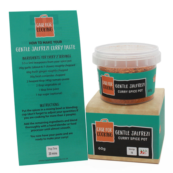 Gentle Jalfrezi spice pot that serves 10 from Case For Cooking.