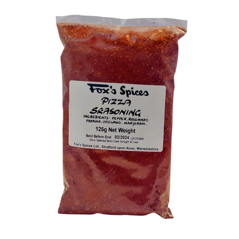 125g bag of pizza seasoning from Fox's Spices 