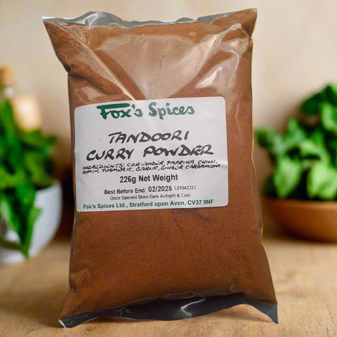 Fox's Spices Tandoori curry powder supplied this 226g bags.