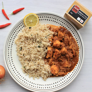 Vindaloo spice pot with recipe card. Serves up to 10 portions. Made by Case For Cooking & sold by The Cooking Plumber